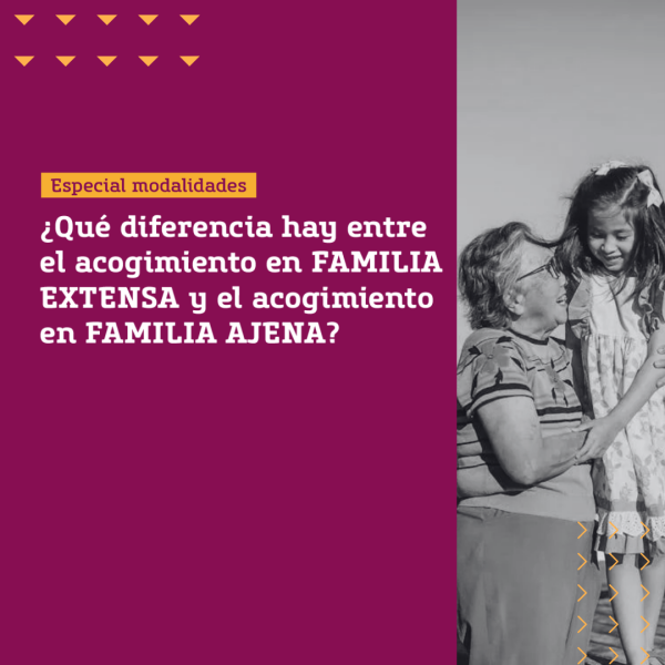 Diferencias entre familia extensa y familia ajena en el acogimiento familiar