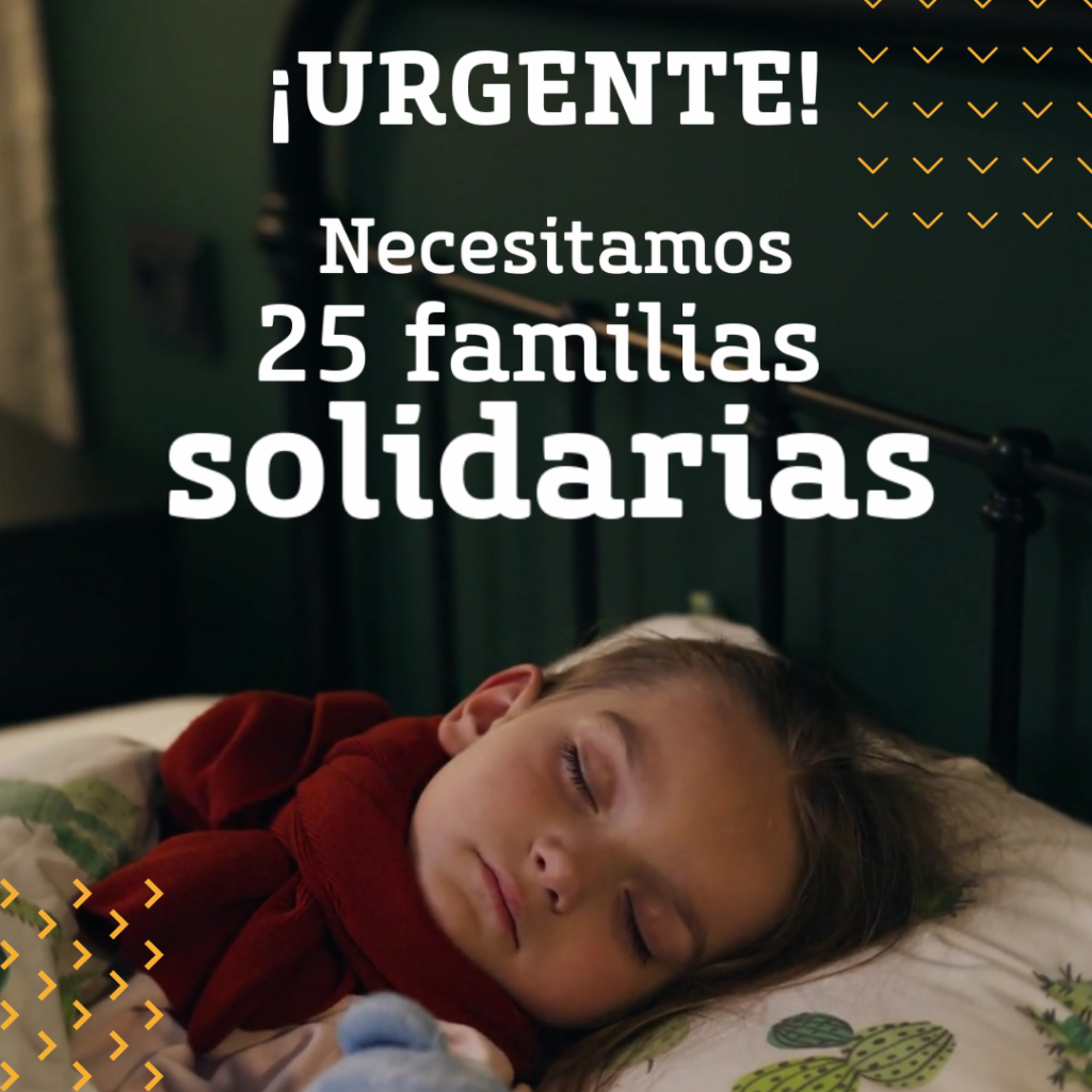 Málaga necesita 25 familias de acogida de forma urgente. Solidaridad