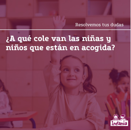 ¿A qué cole van los niños y niñas que están acogidos?